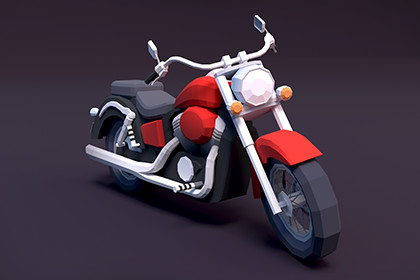 Modern Stylized Motorcycle – BoznaWhat
