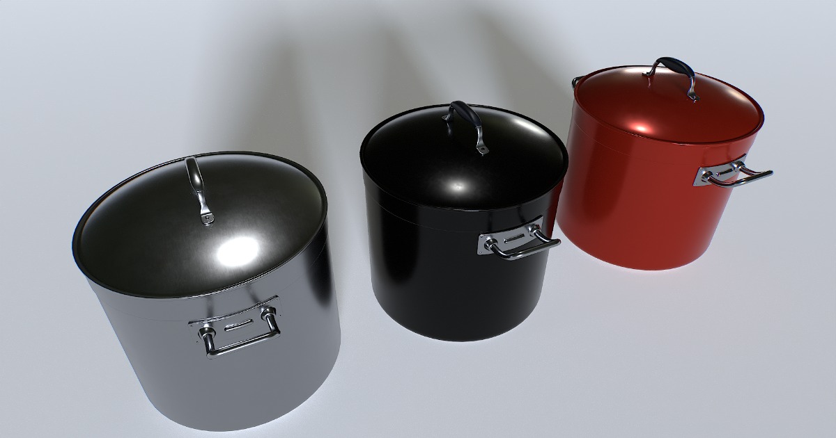 Cooking pot set 4 | 3D 소품 | Unity Asset Store