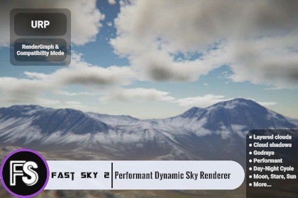 Fast Sky 2 - Performant Sky & Clouds Rendering Solution | Realistic & Stylized