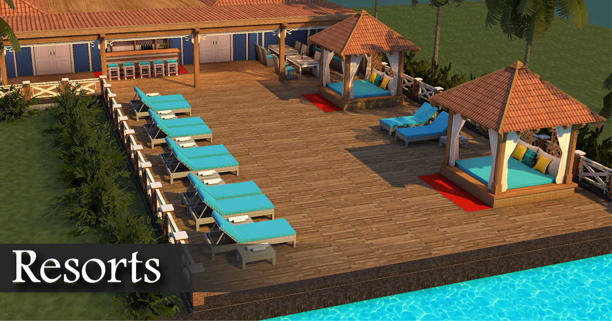 Beach resort | 3D Environments | Unity Asset Store