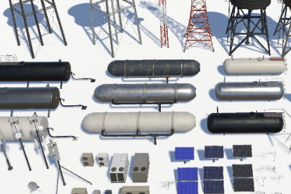 Roof and Building Props