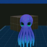 Cartoon Octopus Rigged