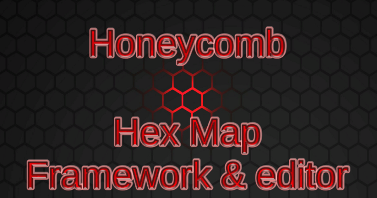 Honeycomb Hex Map Editor framework Systems Unity Asset Store Honeycomb hex map editor framework systems unity asset store