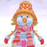 snowman with hat