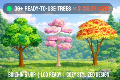 Cozy Stylized : Trees Pack