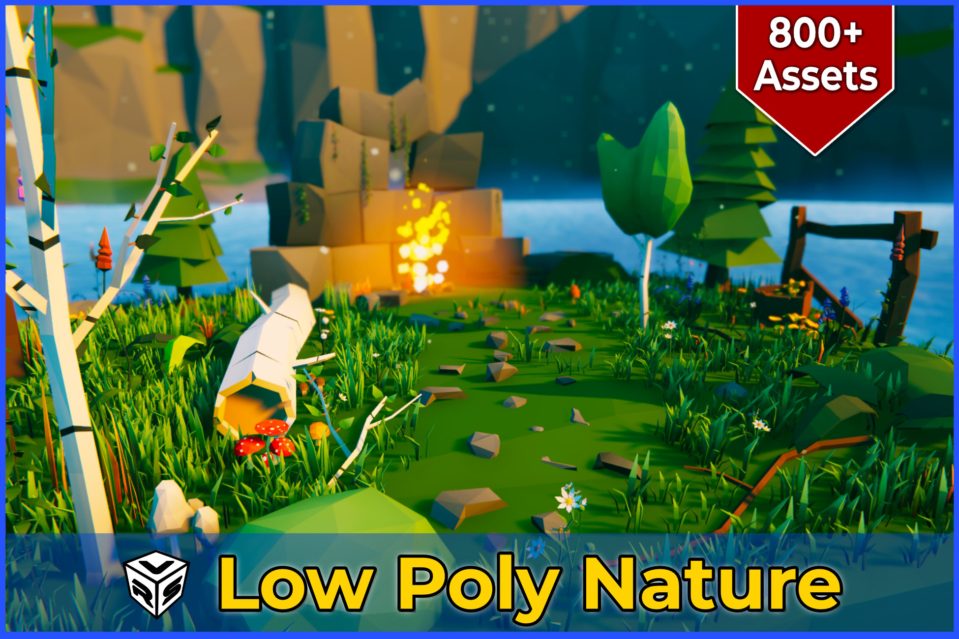 Low Poly Nature: Lush and Diverse Environments