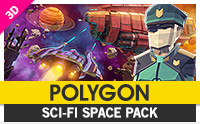 POLYGON - Sci-Fi Space Pack - Art by Synty