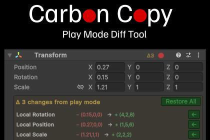 Carbon Copy - Play Mode Diff
