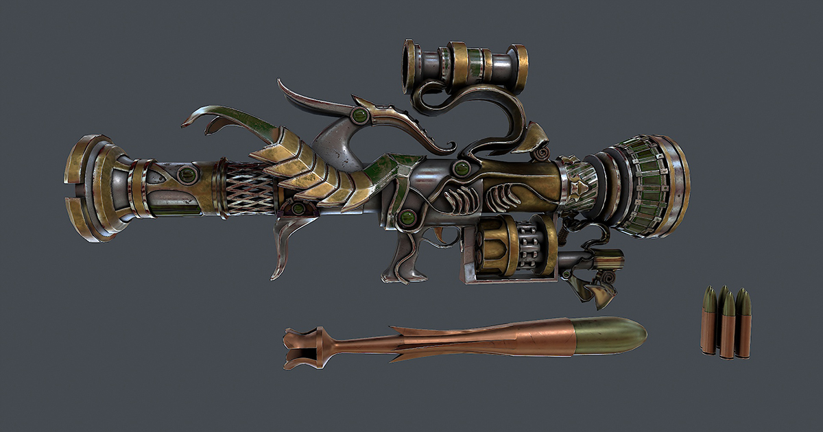 Fantasy_rifle | 3D Weapons | Unity Asset Store