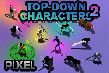Top-Down Pixel Characters 2