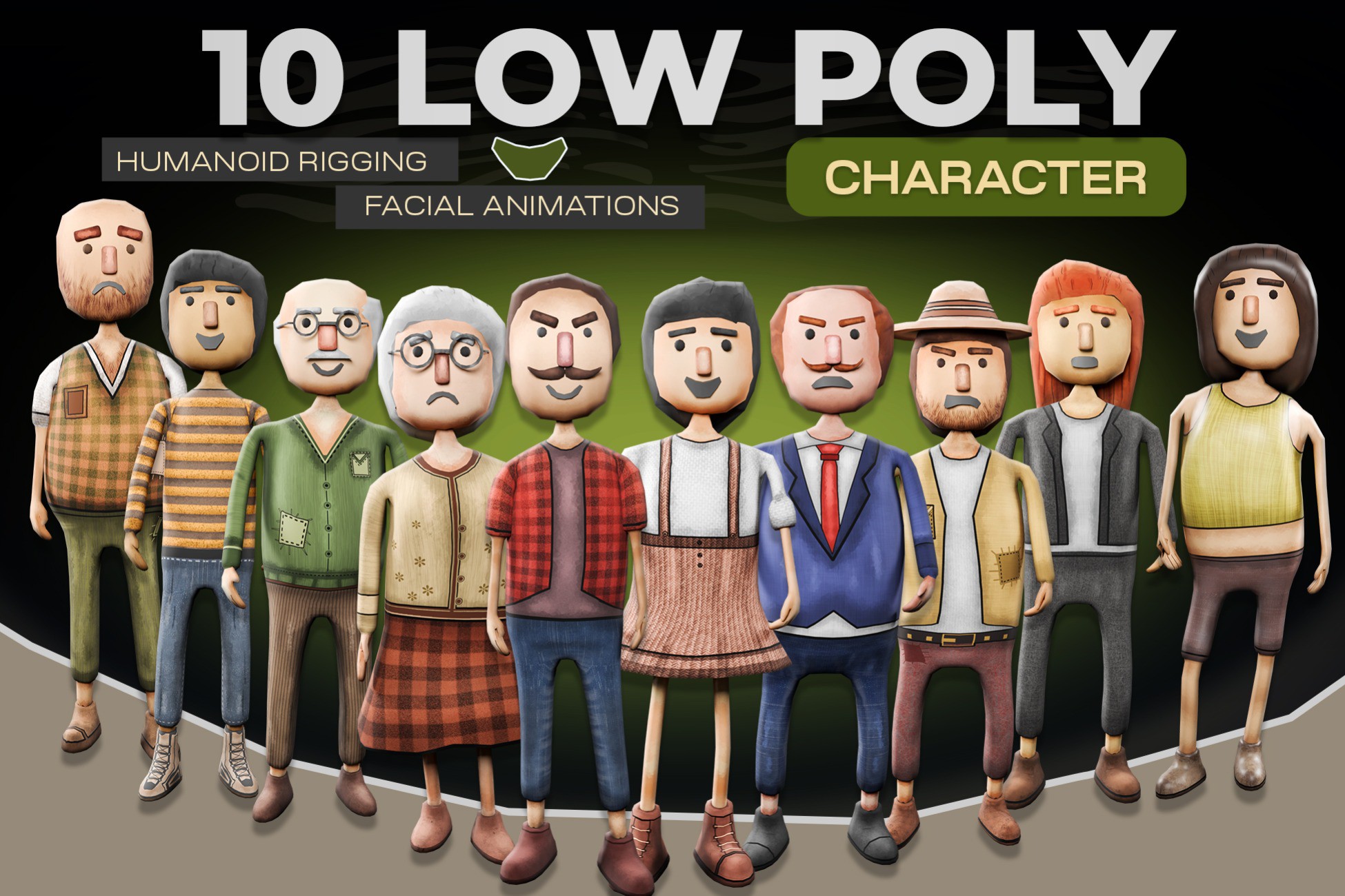 LowPoly Character Collection 1