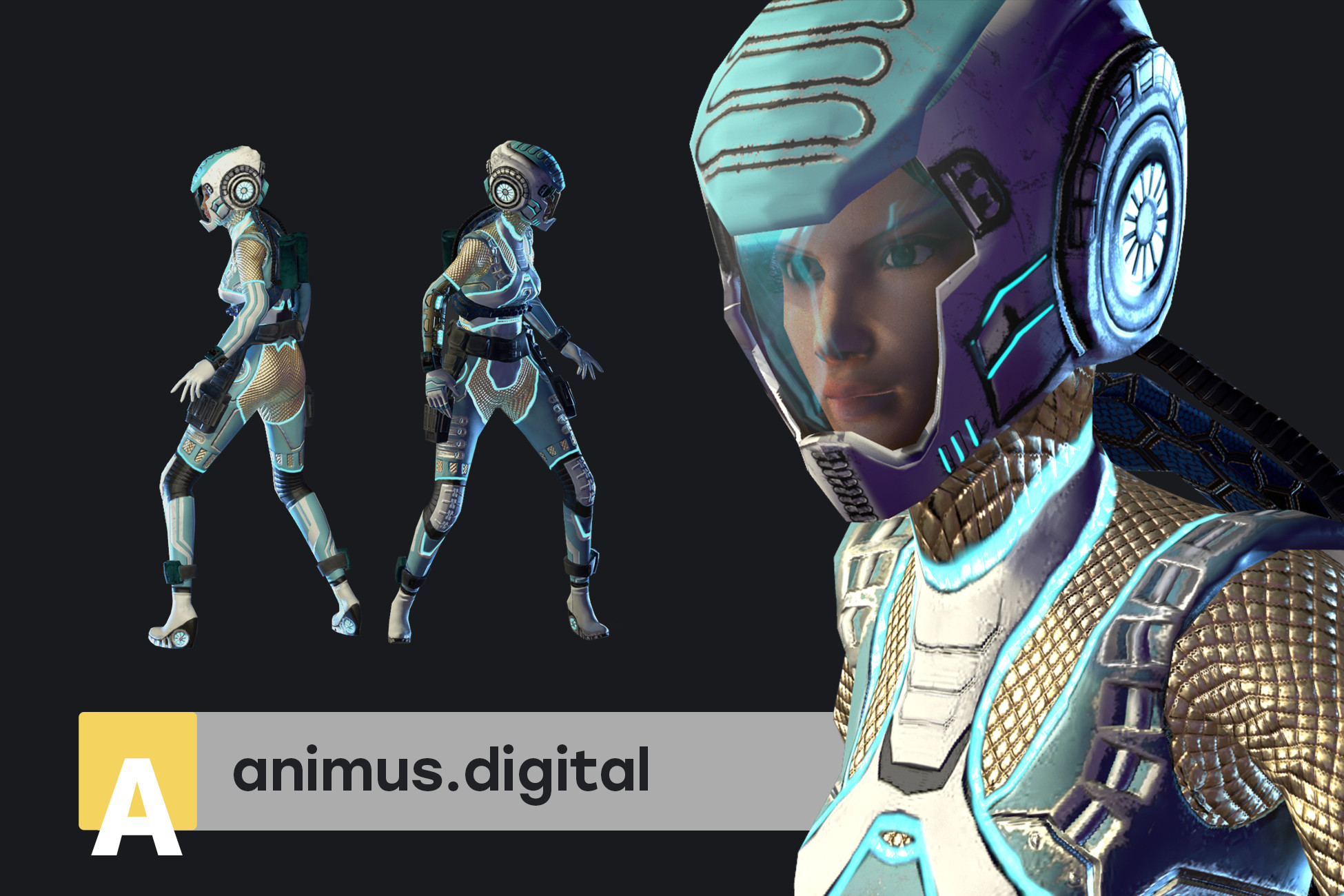 Sci-fi Female Action Pack | 3D 애니메이션 | Unity Asset Store
