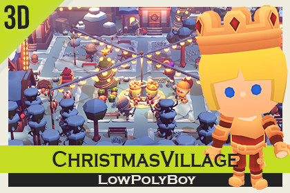 ChristmasVillageAssetPack