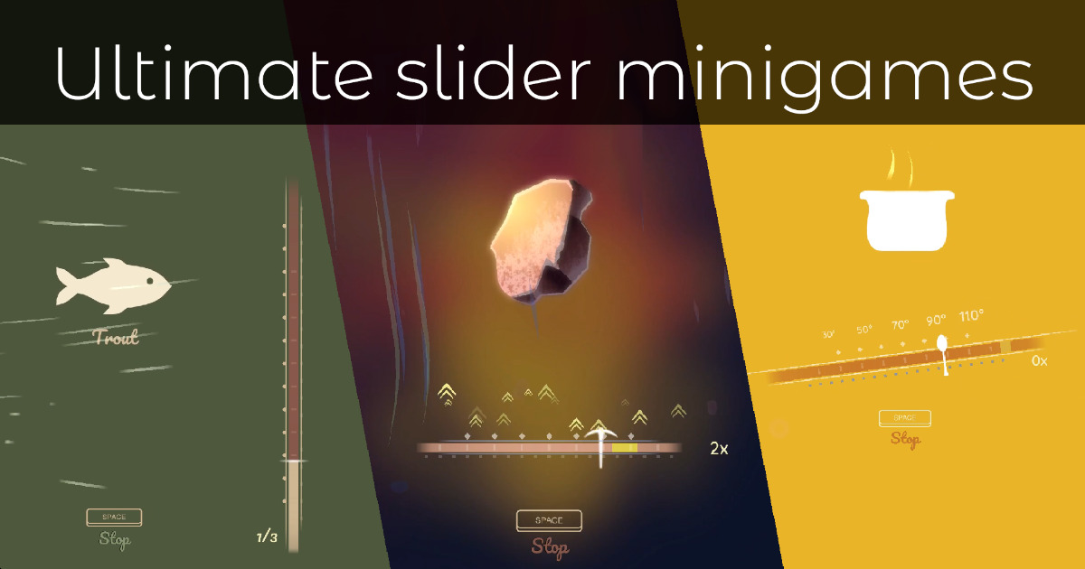 Ultimate slider minigames | 2D GUI | Unity Asset Store