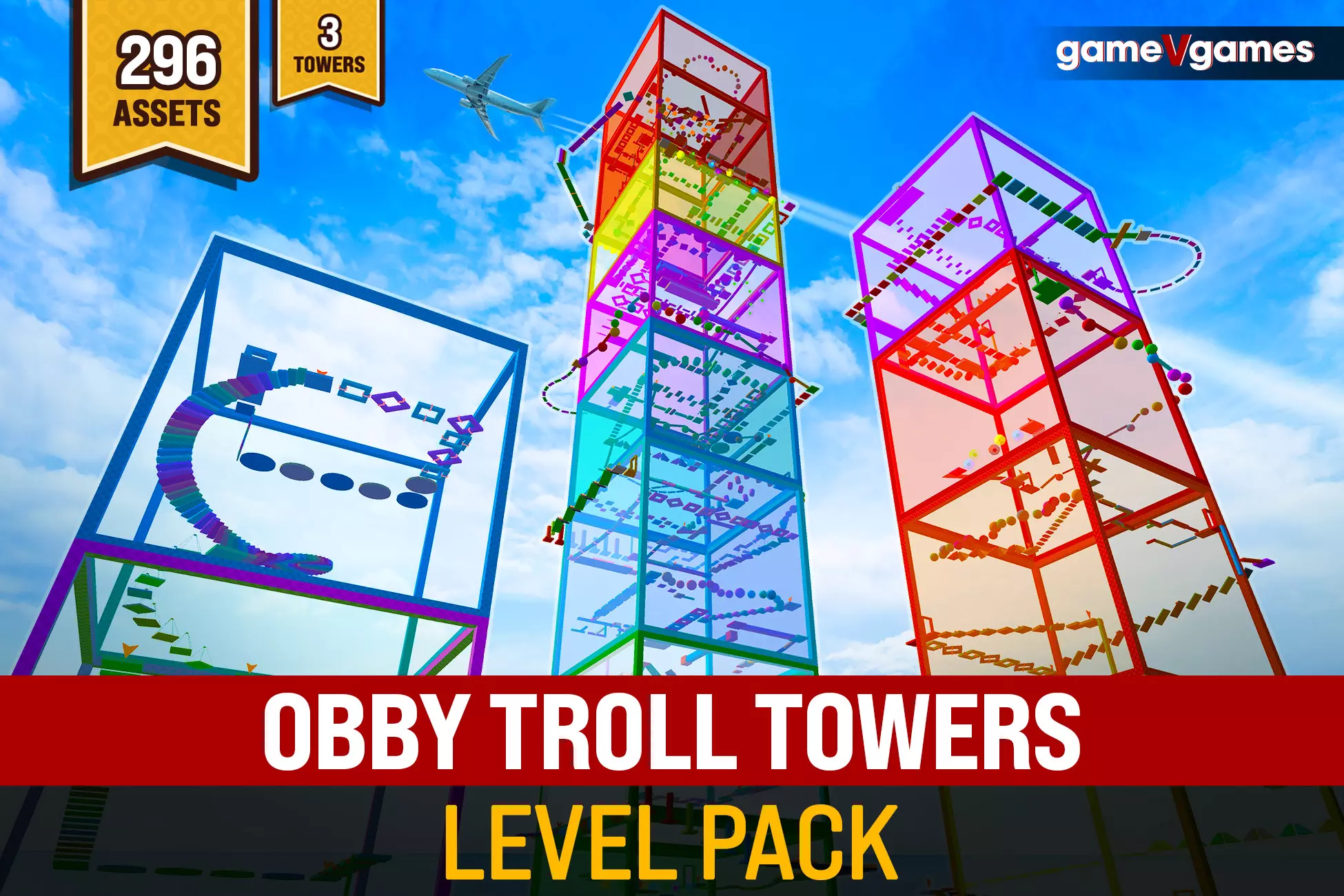 Obby Troll Towers Mega Pack
