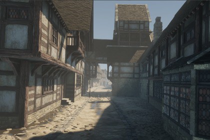 Modular Medieval Town on Water