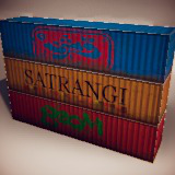 Extreme Low poly Containers Pack - Mobile Containers
