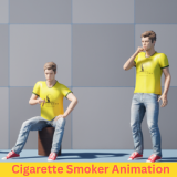 Cigarette Smoker Animation