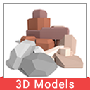 Low Poly Rock Pack