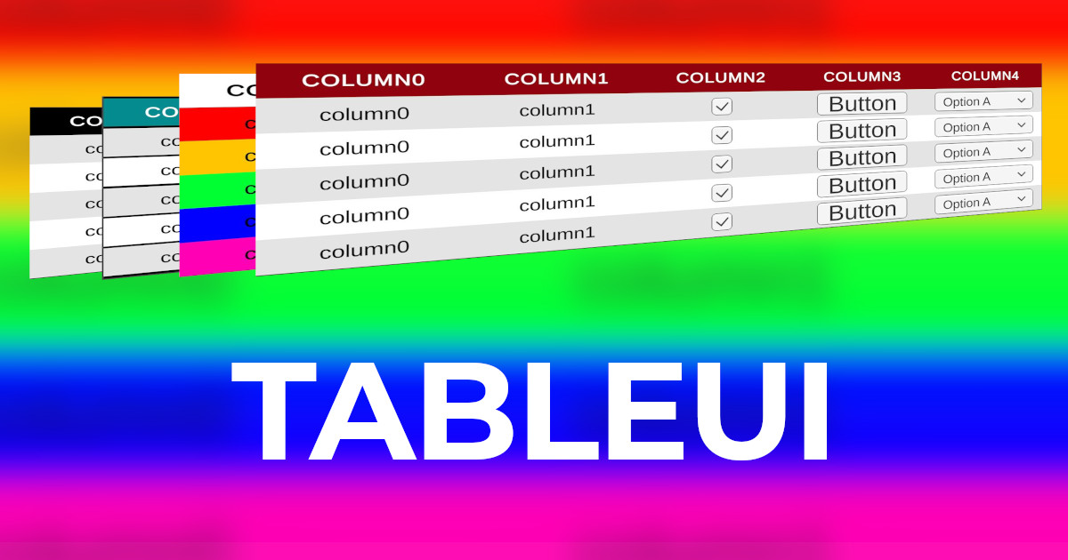TableUI | GUI Tools | Unity Asset Store