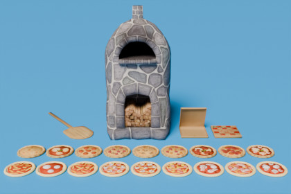 Low Poly Pizza