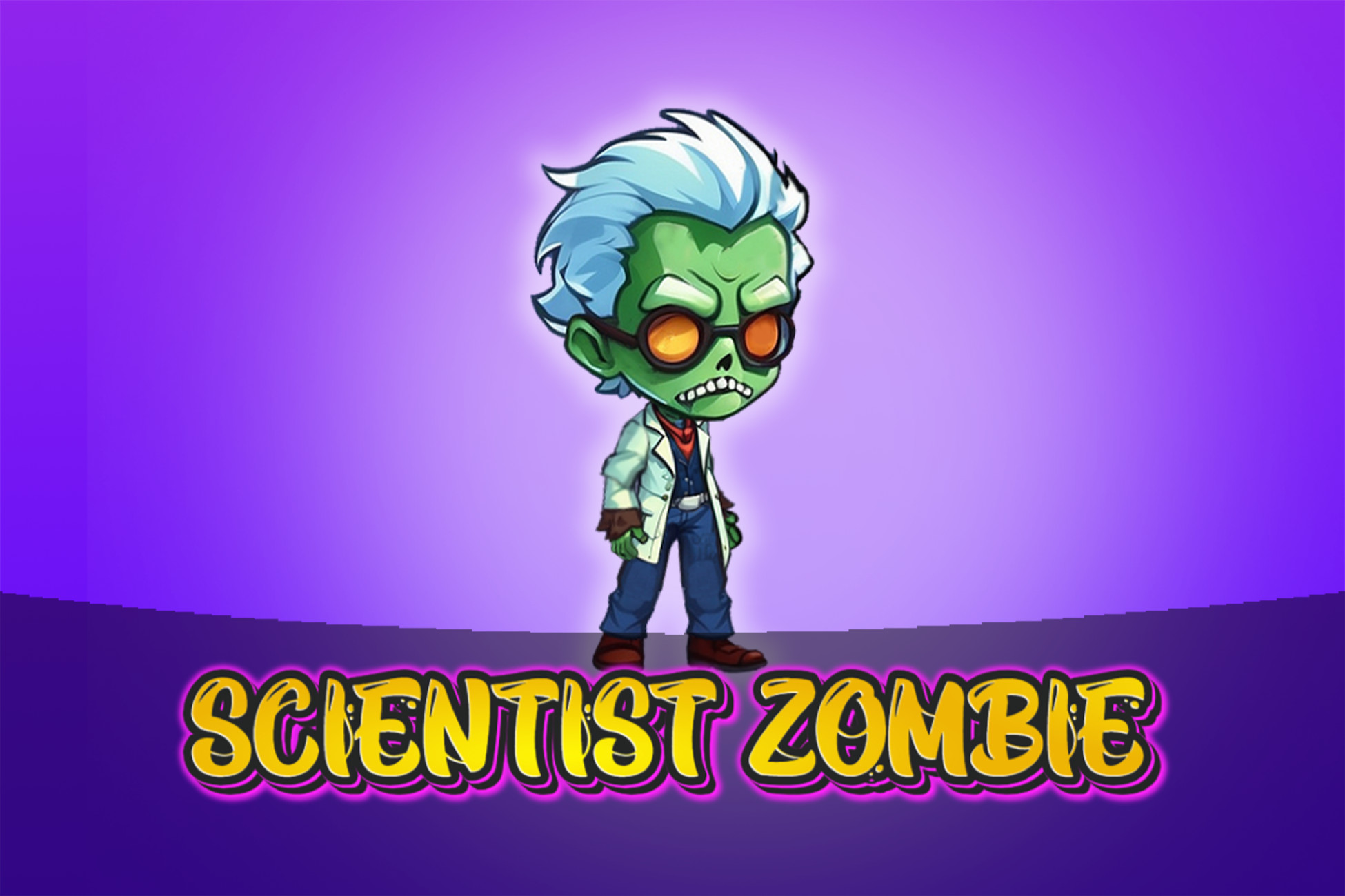 Scientist Zombie 2d Animated Character (Spriter) | 2D Characters ...