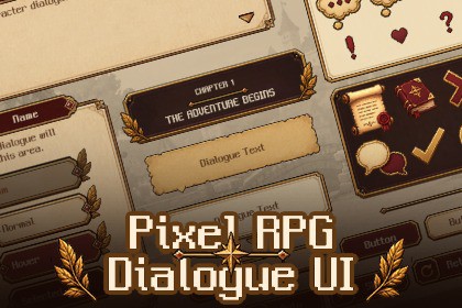 Pixel RPG Dialogue UI