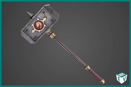 Battle Hammer 01 URP HDRP Textures
