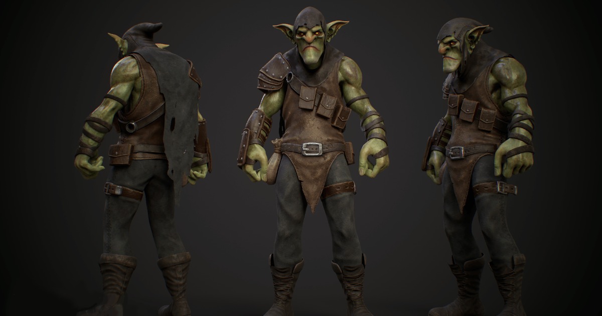 Goblin Grade 2 3D Characters Unity Asset Store