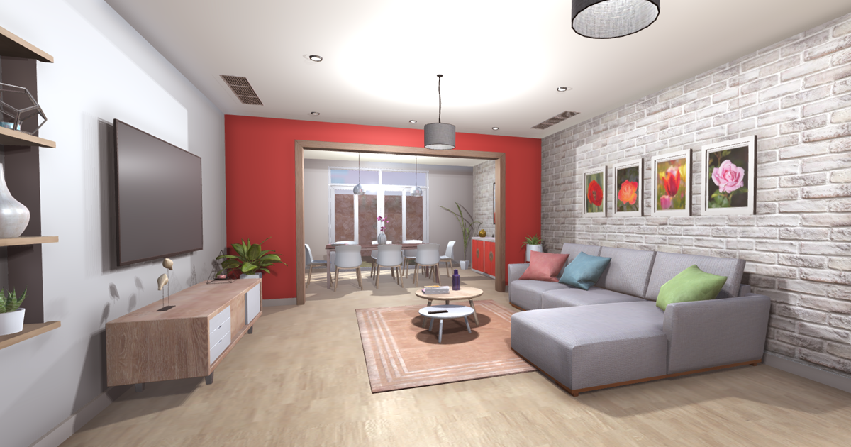 Elegant Living Room | 3D Interior | Unity Asset Store