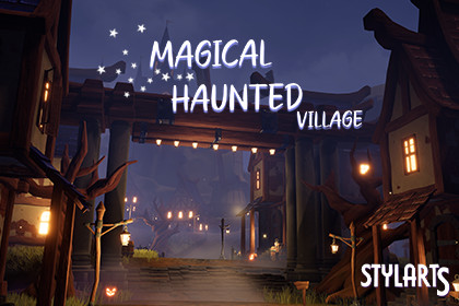 Stylized Magical Haunted Village
