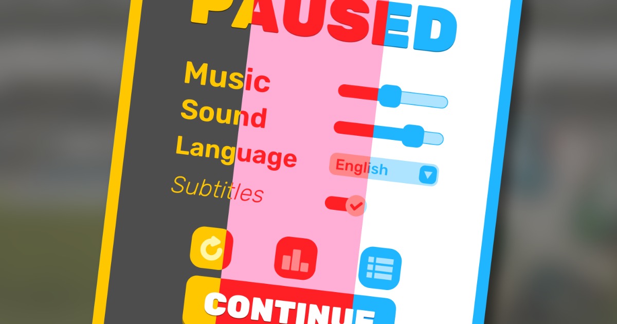 Casual Mobile Game GUI - 5 Colors | 2D GUI | Unity Asset Store