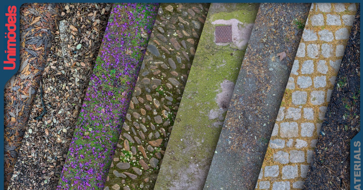 Nature Grounds materials Vol. 5 | 2D Textures & Materials | Unity Asset ...