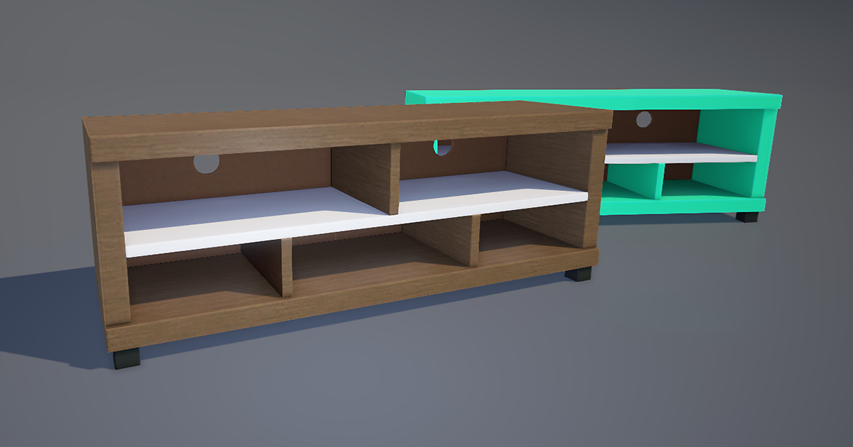 TV Rack | 3D Furniture | Unity Asset Store