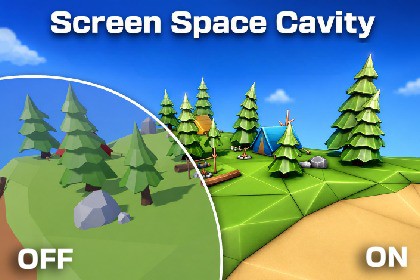 Cavitoon - Toon Cavity, Screen Space Curvature & Contours Shader Pro