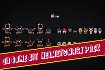3D Game Kit-Helmet&Mask Pack