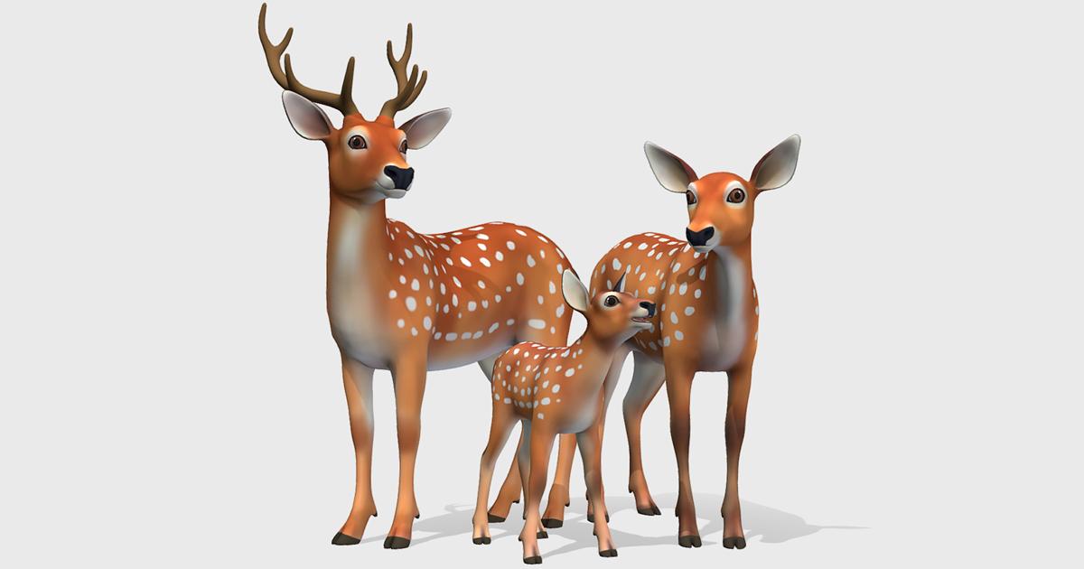 Cartoon - Deer | Characters | Unity Asset Store