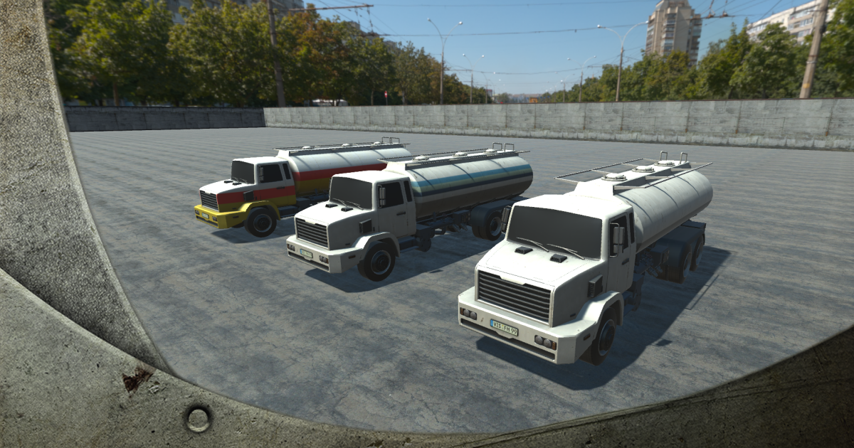 Fuel trucks | 3D Land | Unity Asset Store