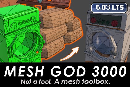 Mesh God 3000 – Mesh Extractor, Pivot & Shading Tools