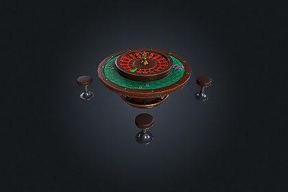Roulette Table V2 – Casino Gambling | Game Ready PBR | Built-In & URP Compatible
