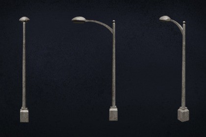 Lamp Street LightPost Series ModernUrbanLux LT1 N2