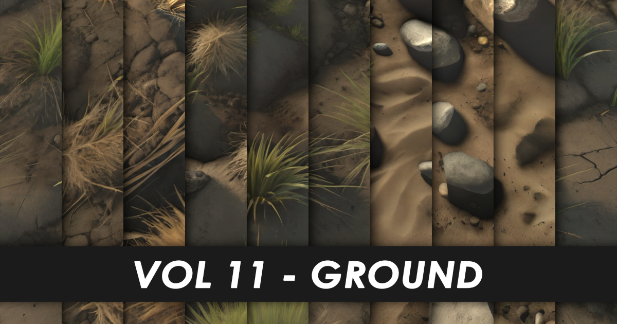 Realistic Textures - Vol 11 - Ground | 2D Textures & Materials | Unity ...