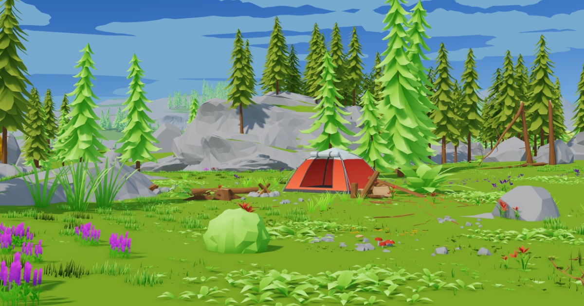 PG - Low Poly Nature Pack | 3D Environments | Unity Asset Store