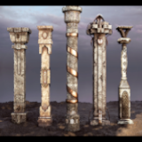 Modular Column Pack – Vol. 1: Ancient Stone Pillars