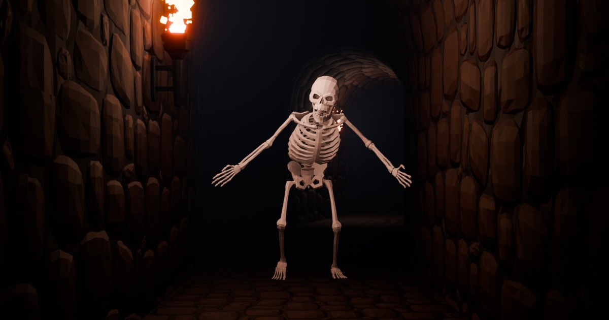 Skeleton Asset Unity Skeleton low-poly stylized | Characters | Unity Asset Store