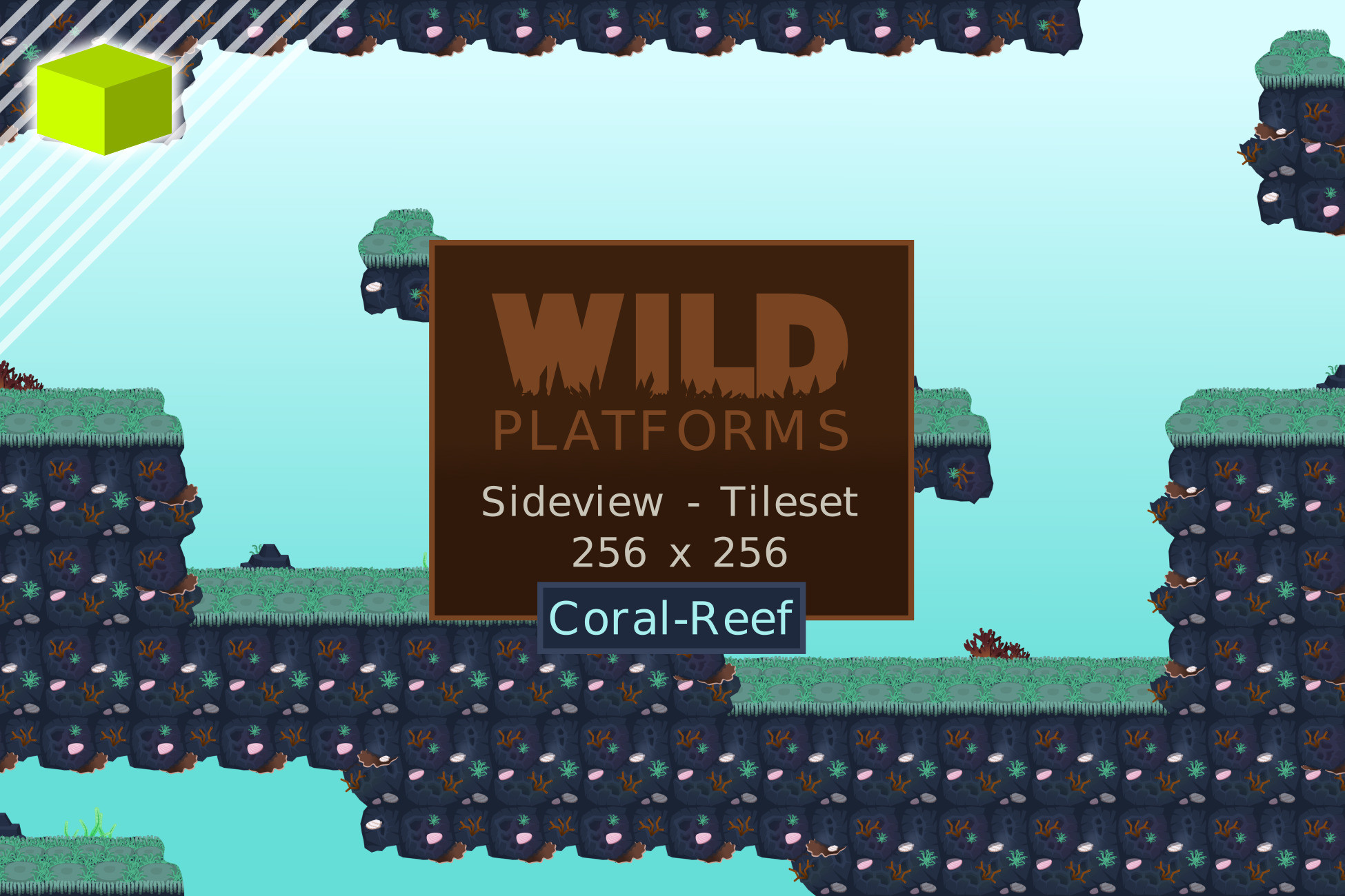 Wild Platforms - Game Kit - Coral Reef Tileset | 2D Environments ...