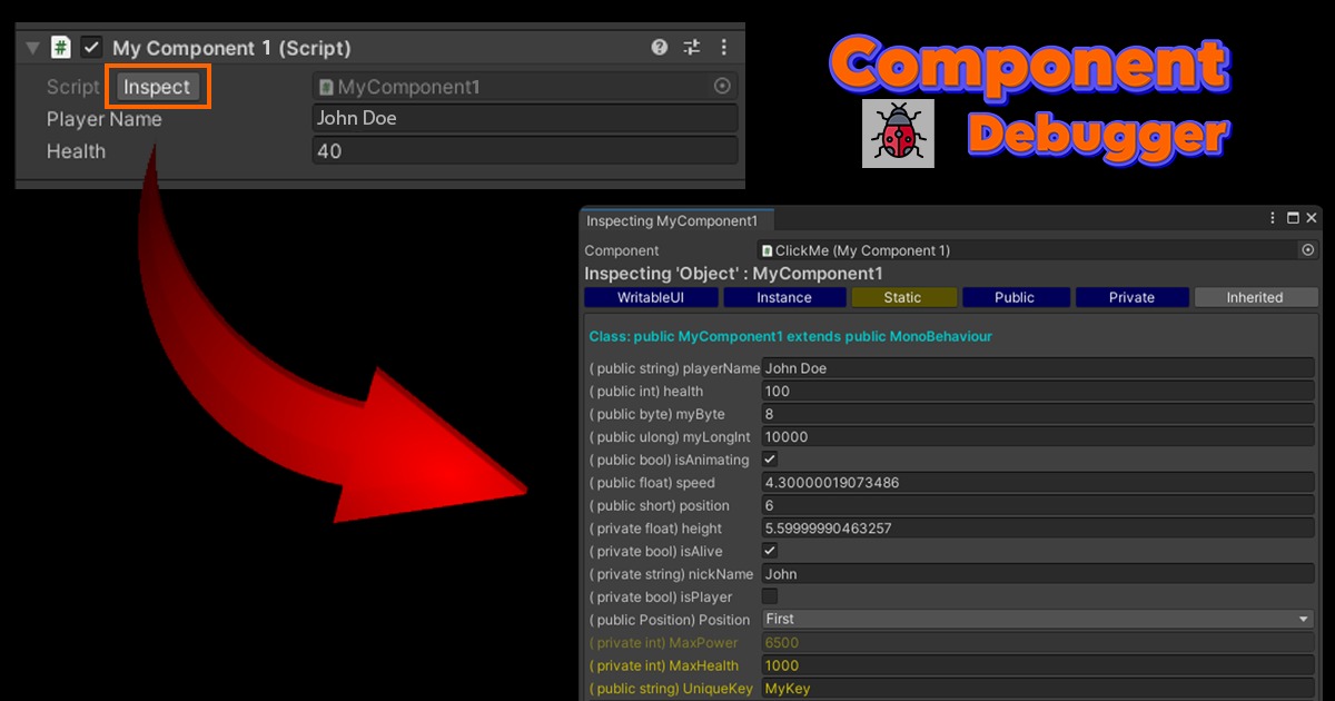 Total Component Inspector Debugger | Utilities Tools | Unity Asset Store