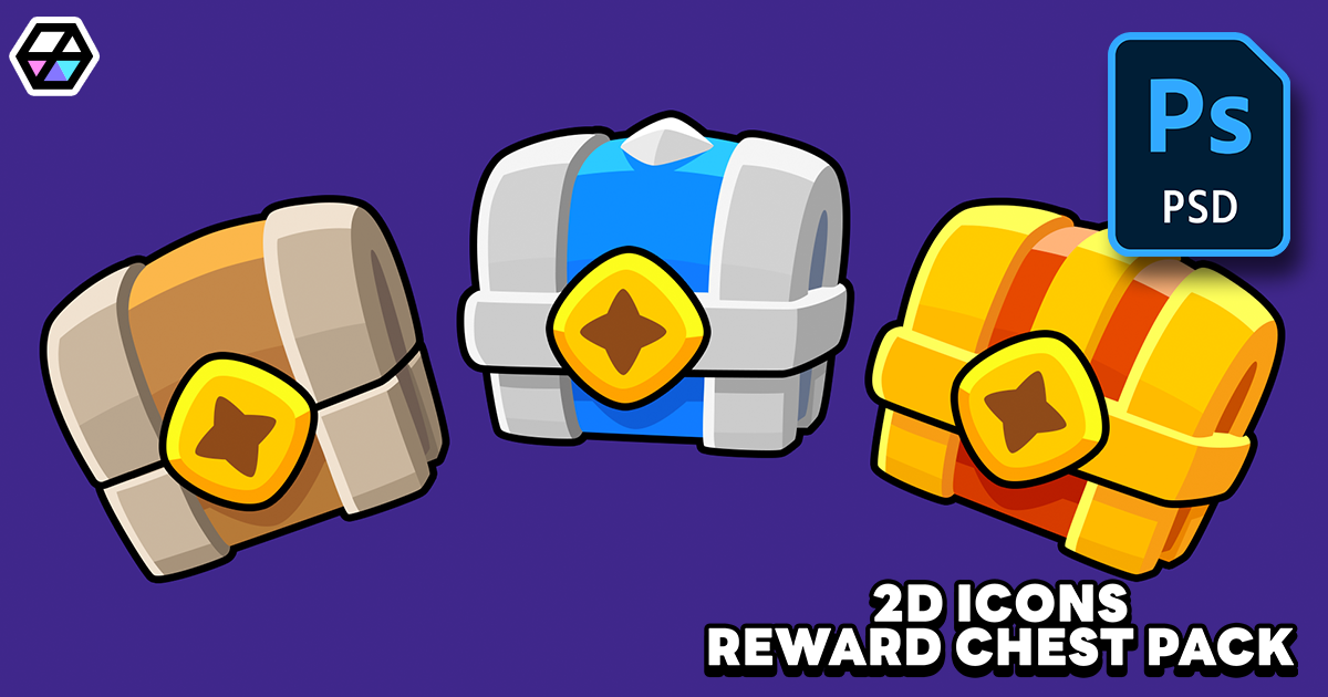 2D Icons - Reward Chest Pack | 2D Icons | Unity Asset Store