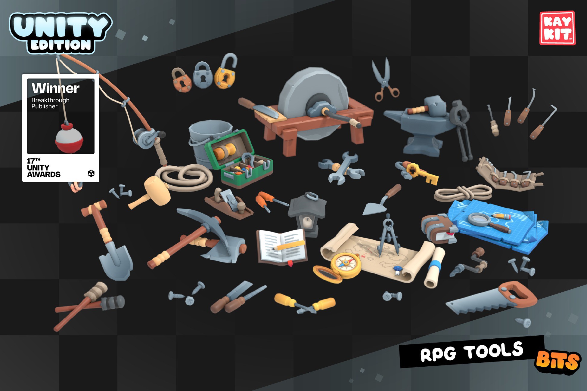 KayKit - RPG Tools Bits (for Unity) | 3D Tools | Unity Asset Store