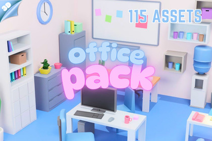 ANIMA PROXIMA - Low Poly Office Pack